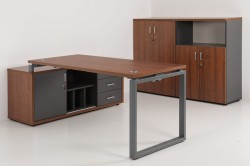 Meble eQUANTUM w kolorze 03+41 ORZECH ECCO + ANTRACYT