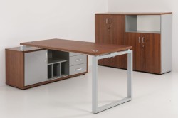 Meble eQUANTUM w kolorze 03+43 ORZECH ECCO + POPIEL