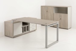 Meble eOPTIMAL w kolorze 13+43 DĄB URBAN OYSTER + POPIEL