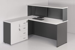 Lady eOPTIMAL w kolorze 45+41 BIAŁY MAT + ANTRACYT