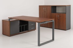 Meble eQUANTUM w kolorze 03+41 ORZECH ECCO + ANTRACYT