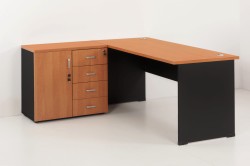 Meble eOPTIMAL w kolorze 06+40 OLCHA + CZARNY