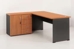 Meble eOPTIMAL w kolorze 06+41 OLCHA + ANTRACYT