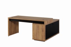 Meble eQUANTUM w kolorze 09+40 DĄB CRAFT ZŁOTY + CZARNY MAT