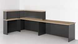 Zestaw Z-705 L z ladą dwustanowiskową - widok od strony obsługi