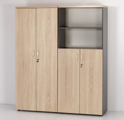 Przykład zastosowania regału eOP-174 zestawionego z regałem eOP-01