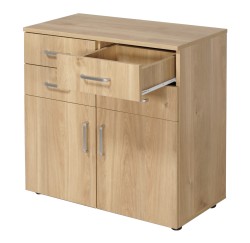 Komoda z otwartą szufladą