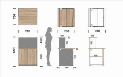 Wymiary modułu LN-06-78