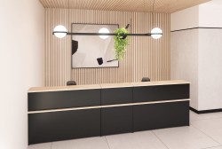 Przykład zastosowania modułu środkowego w ciągu lad - widok od strony klienta