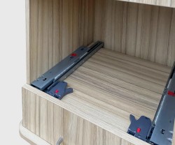 Prowadnice wurth pełny wysuw + cichy domyk