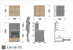 Wymiary lady LN-16-70