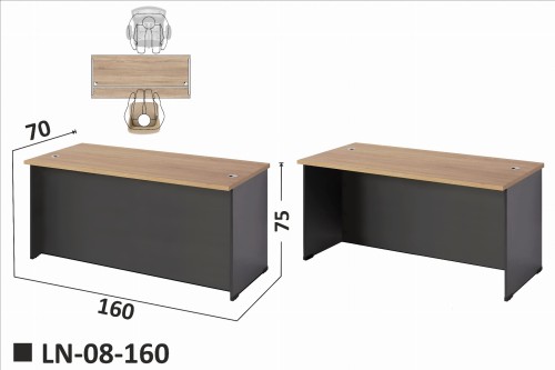 Lada bez nadstawki z dodatkowym miejsce na nogi klienta LN-08-160