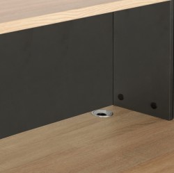 Przelotki na kable w blacie lady