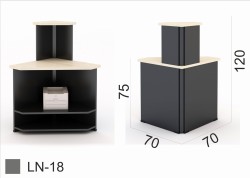 Lada z nadstawką moduł do łączenia dwóch lad LN-18