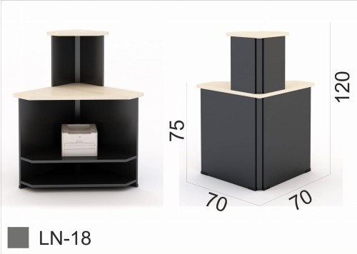 Lada z nadstawką moduł do łączenia dwóch lad LN-18