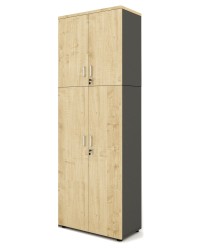 Regał 6 poziomowy złożony z dwóch modułów 4+2