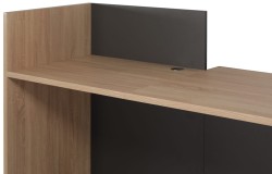 Lada do obsługi z wystającym blatem dla klienta | eNT-13-160+80 L