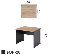 Biurko prostokątne eOP-28