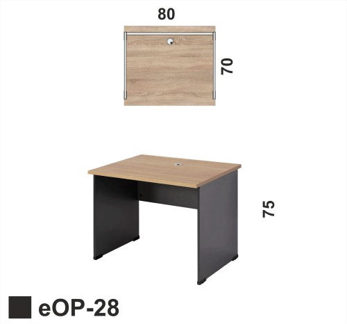Biurko prostokątne eOP-28