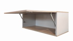 Półka z klapą w pozycji otwartej