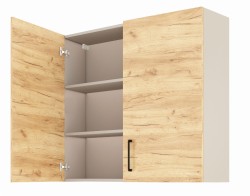 Szafka eKU-02-80  - drzwi lewe w pozycji otwartej