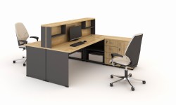 Zestaw Z-141 z dwa stanowiskami oddzielonymi przegrodą