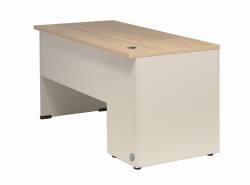 Biurko eOP-150-160 L - widok od tyłu