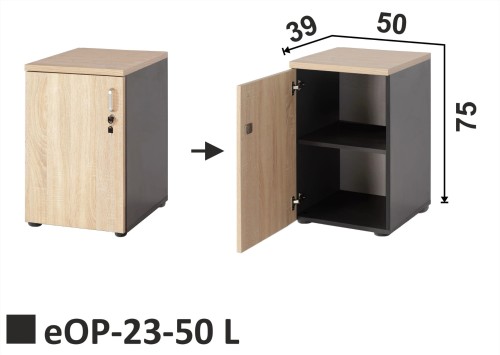 Regał dwupoziomowy eOP-23-50 L