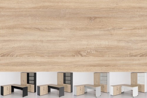 KOLOR 07 DĄB SONOMA - próbka koloru o wymiarach 10x10 cm z płyty 18 mm