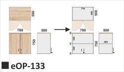 Wymiary nadstawki eOP-133