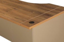Biurko eOP-166-160 L przelotka w balcie