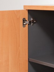 Przykład detalu mebla w kolorze Olcha 06 + Antracyt 41