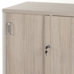 Przykład mebli w kolorze Dąb urban Oyster 13 + Popiel 43