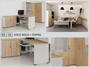 COCO BOLO 04 + POPIEL 43 - PRÓBKA KOLORU